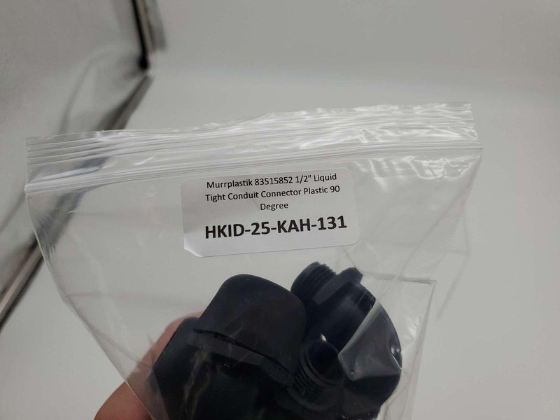 Murrplastik 83515852 1/2" Liquid Tight Conduit Connector Plastic 90 Degree 5