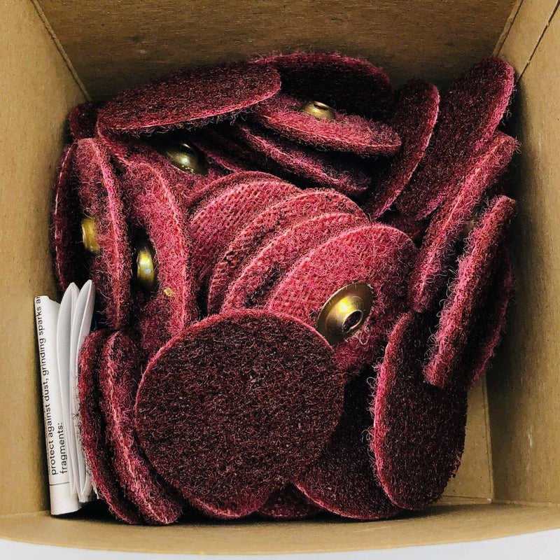 3M Scotch Brite 25764 Disc 2in x NH Roloc TSM SF Conditioning A/O Medium 50pk 1