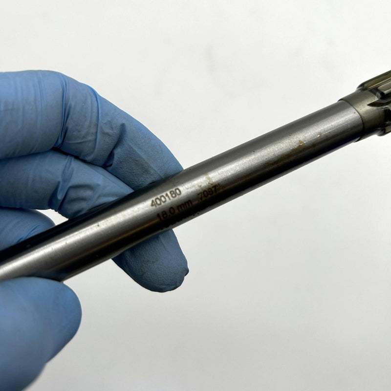 Hannibal 400180 Reamer Straight Shank and Flute Type 400 0.7087/18mm 9/16 Shank