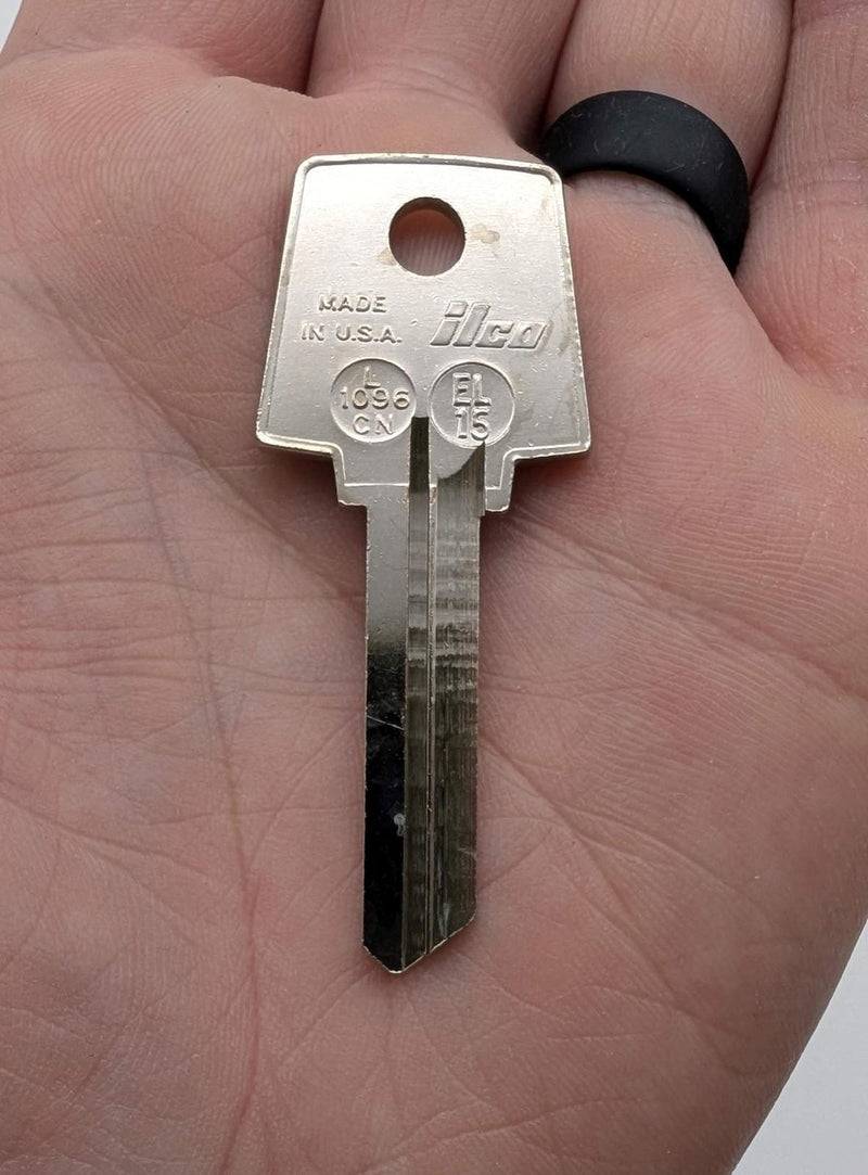 10x Ilco L1096CN Key Blanks fits Some Elgin Locks Nickel Plated 1
