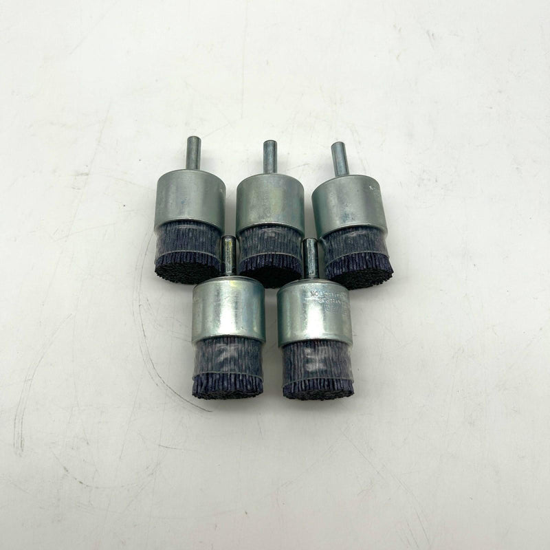 Weiler 86105 End Brush 1in Burr .043/120 CG EBA-22P Abrasive Nylon Lot of 5 10
