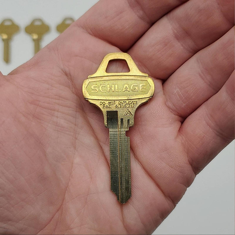 2x Schlage 35-016 C145 Key Blanks Everest Control Key C145 Keyway Nickel Silver 1