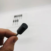 Modern Abrasives 04775 Mounted Point 3/8 x 3/4 Vitrified 1/8 Shank Medium AO 9pk 2