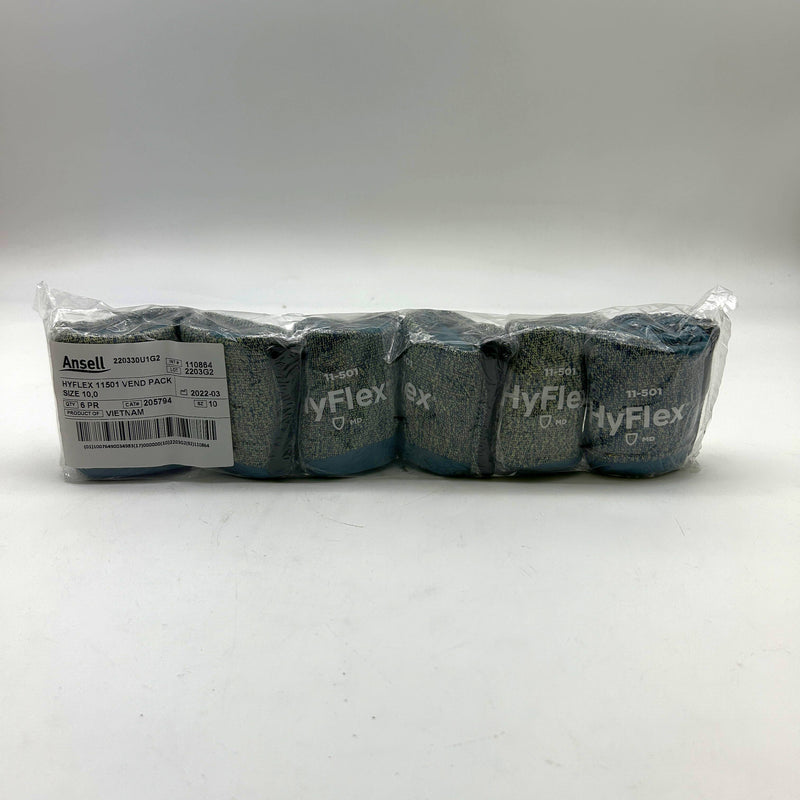 Ansell Hyflex 11501 Cut Resistant Gloves Size 10 Extra Large A5 Vend 6 Pairs