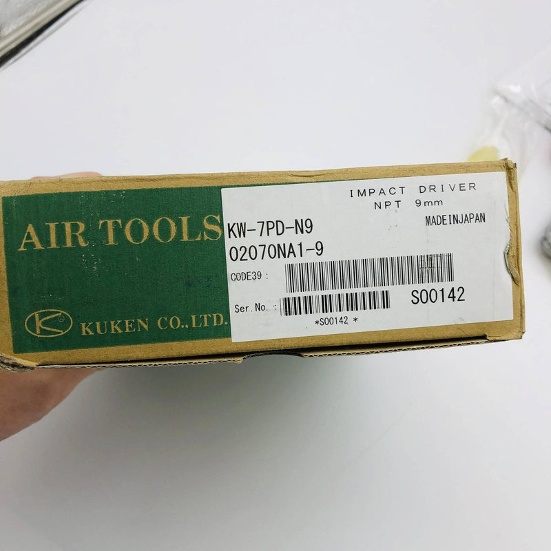 Kuken KW-7PD-N9 Pneumatic Impact Driver Wrench NPT 9MM Air Tool Compact Small 2