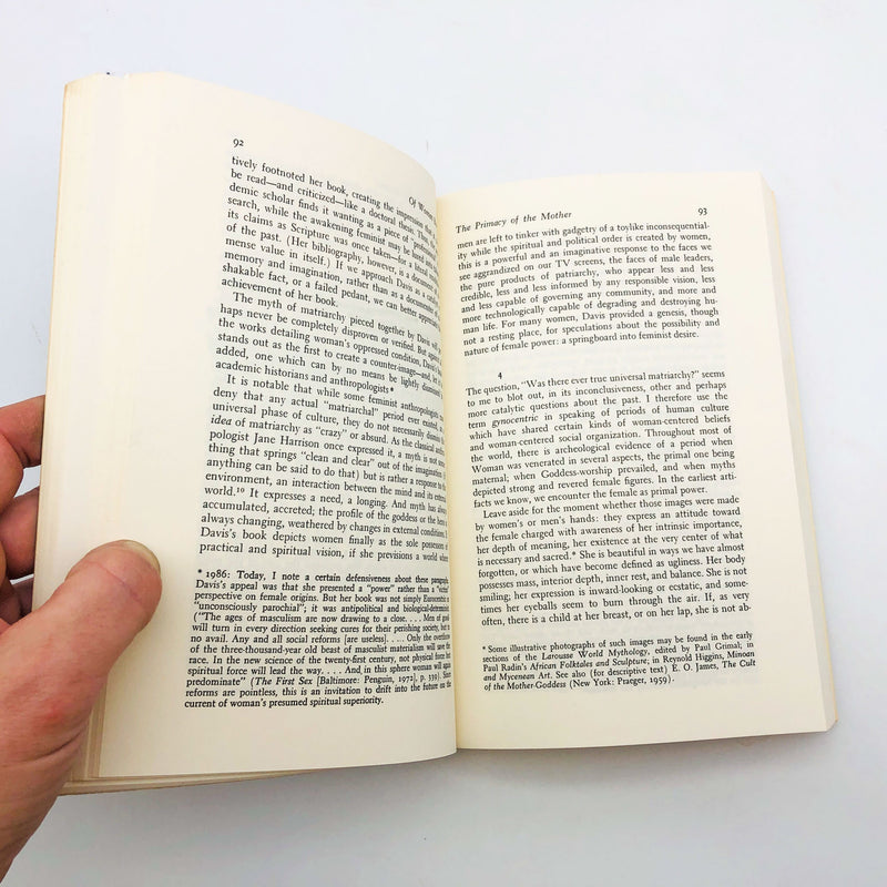 Of Woman Born Adrienne Rich Paperback 1986 10th Anniversary Motherhood Feminism 9