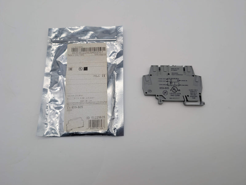 Wago 859-805 DC/DC Step Down Converter 24V to 12V DIN Rail Mount 0.5A