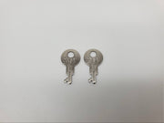 2x Crest No 73 Keys Pre-Cut for Luggage, Trunk, Briefcase Flat Steel USA Made 2