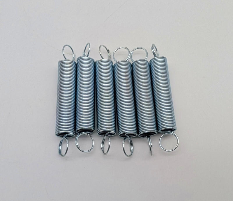 W.B. Jones Spring Co #88 Extension Springs 0.437" OD 2.750" OAL Pack of 6