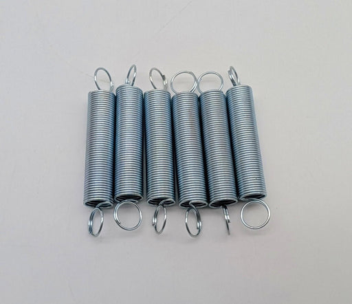 W.B. Jones Spring Co #88 Extension Springs 0.437" OD 2.750" OAL Pack of 6 1