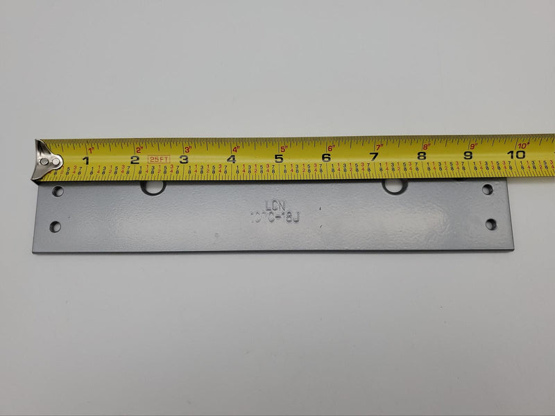 LCN 1070-18 Door Closer Adapter Plate Aluminum Finish Hinge Side Jamb Mount 4