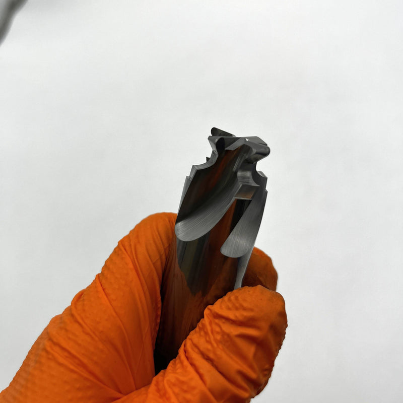 Accu-Grind D8046 3/4inch Form Cutter 1" Shank 4" OAL 4 Flutes Stage 8