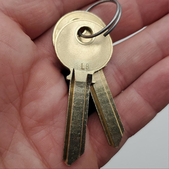 Yale 1802 Lock Cylinder Satin Chrome LB Keyway 6 Pin 0 Bitted Key in Knob 5