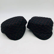 Guard Line 490714 Welders Skull Cap Quilted Black Red Cross Stitching 7in 2pk 1