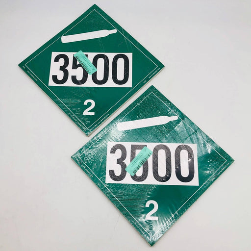 50pk LabelMaster ZEZ33500 Non Flammable Gas Placard UN3500 E-Z Removable Vinyl 1