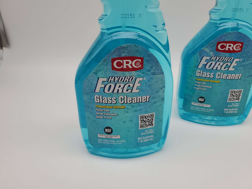 CRC HydroForce Glass Cleaner 14411 Professional Strength 32 Oz Bottle Pack of 2 2