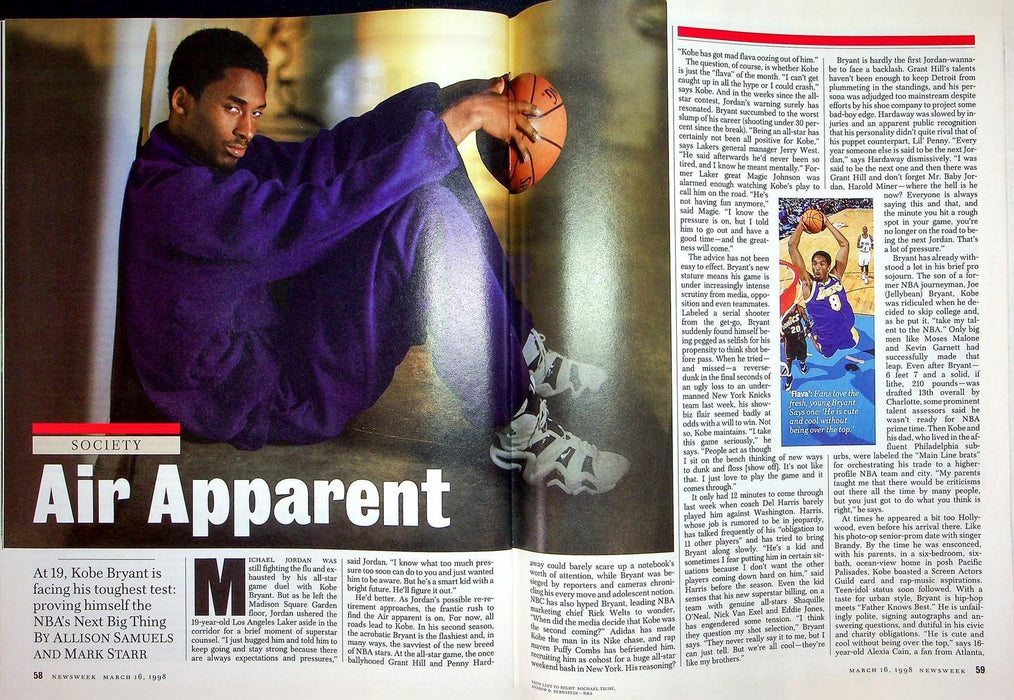 Newsweek Magazine March 16 1998 Dr Dean Ornish New Book Kobe Bryant 19 Year Old 4