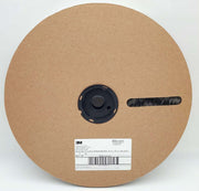 3M Loop Fastener 1" x 50 yd Black SJ3527N 0.15" Thick Self Adhesive 3 Rolls 2