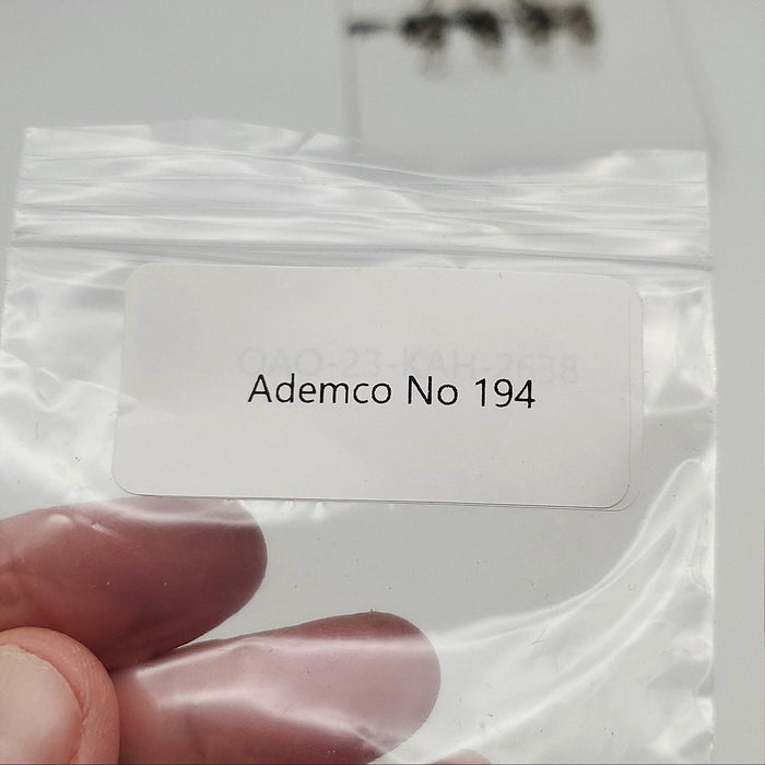 10x Ademco No 194 Foil Take-Offs 1.10" Mounting Holes CTC 1.5" OAL 3