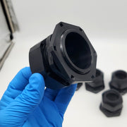 Heyco M3212 Cord Grips PG42 Liquid Tight Straight Thru w/ M9152 Nut Pack of 5 5