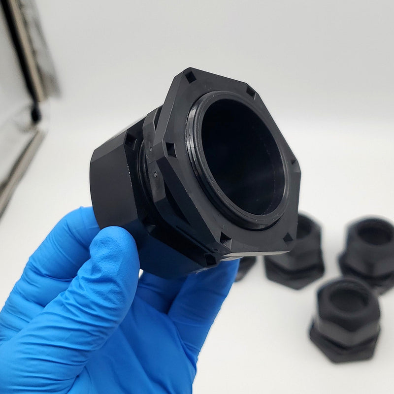 Heyco M3212 Cord Grips PG42 Liquid Tight Straight Thru w/ M9152 Nut Pack of 5 5