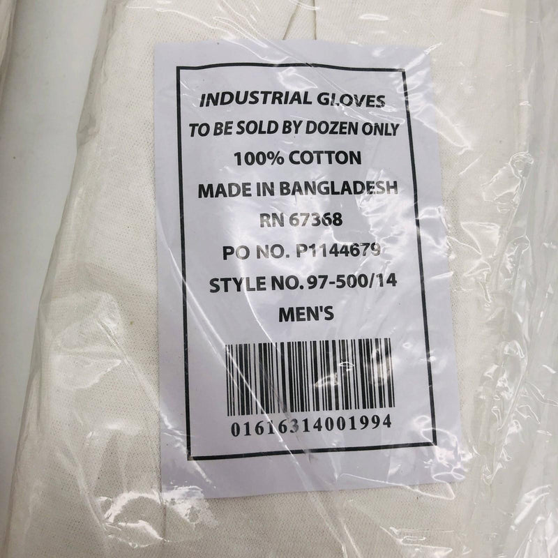 PIP 97-500/14 White Inspection Gloves 14" Long Premium Universal Size 2 Dozen 2