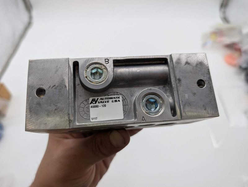 Automatic Valve USA A6880-120 3/8" NPT Pneumatic Manifold Base