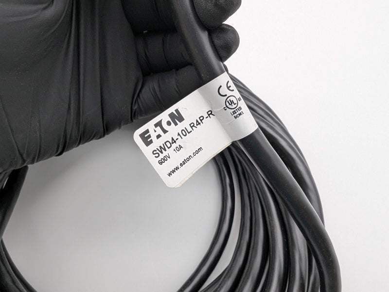 Eaton SWD4-10LR4P-R SmartWire-DT 10M Cable 4 Pin 7/8"-16 90 Deg Female to Bare