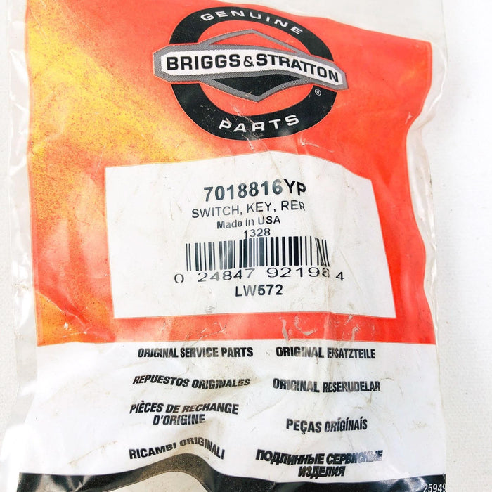 Briggs and Stratton 7018816YP Ignition Switch Key OEM NOS Sealed USA Mad 7018816 3