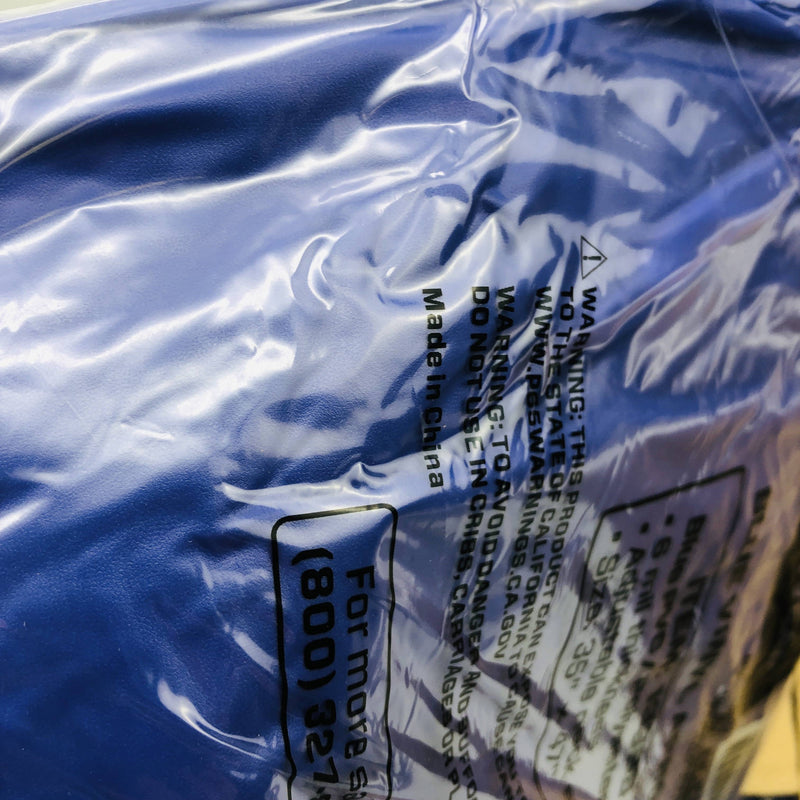 Durawear 1338B Bib Apron 35x45 6 Mil Vinyl Food Safe Blue w/ Neck Strap 50/CASE 7