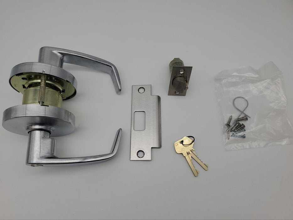 Sargent Door Lever Entry Lock Communicating Satin Chrome 2-3/4" Backset 10G30 2