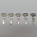 5x Ilco X118 Key Blanks For Yamaha, Kawasaki, Suzuki Motorcycles Nickel Plated 3