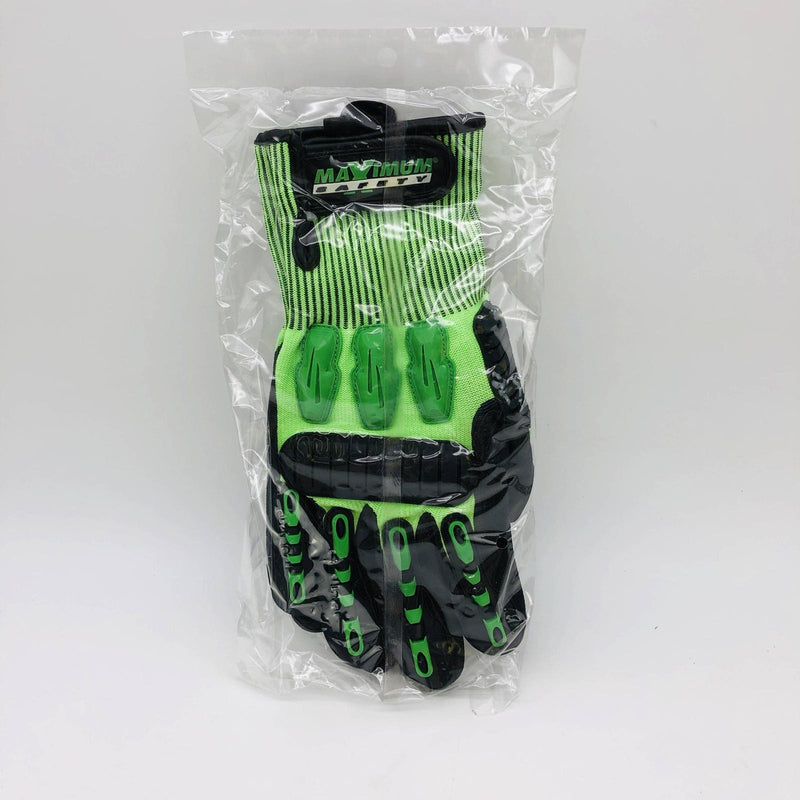 PIP 120-5130 Mechanics Work Gloves Size XL Hi Vis Green Nitrile Palm HPPE 1 Pair 3