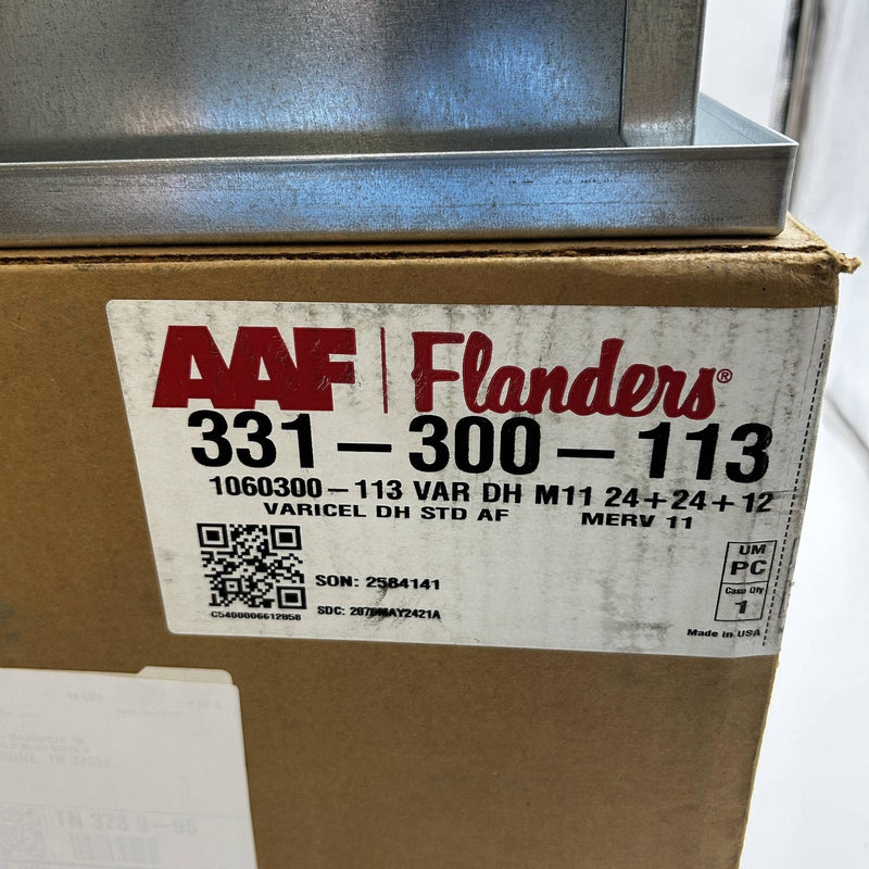 AAF Flanders 331-300-113 Air Filter Box 1060300-113 VARICEL DH Merv 11 24X24X12 3