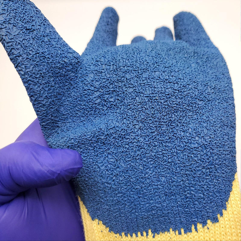 Cut Resistant Knit Gloves Latex Coated Crinkle Grip Size X-Large 09-K1300/XL 3