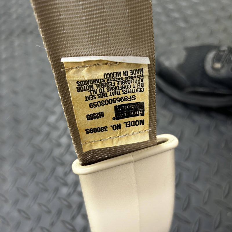 AMC Jeep 55003059 Seat Belt Almond 84-85 Rear Without ECE OEM NOS Cher Wag 3