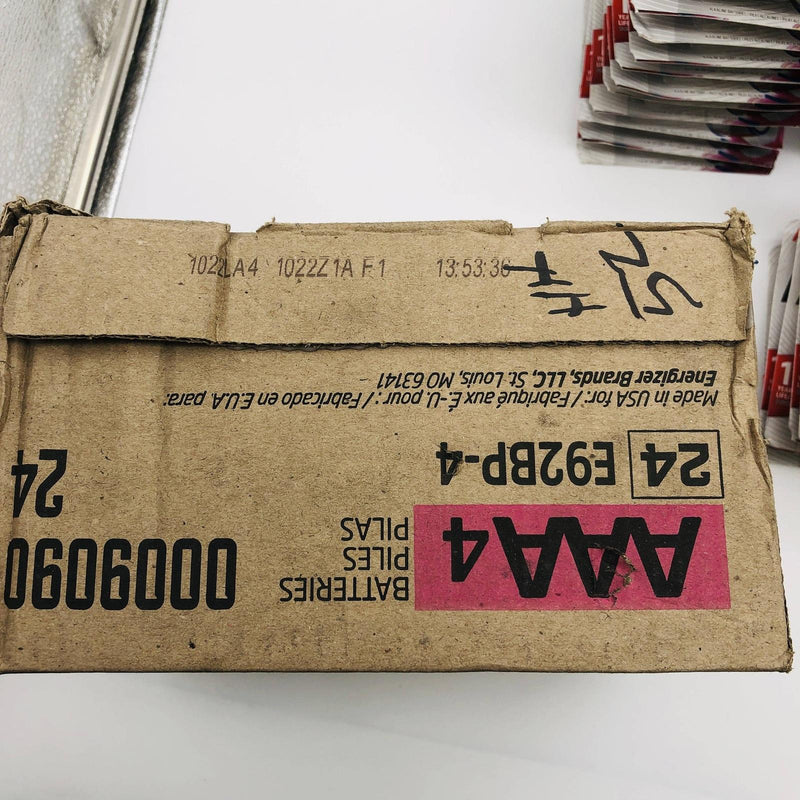 Energizer MAX E92BP4 AAA 1.5V Alkaline Batteries Large Lot of 516 Bulk Wholesale 7