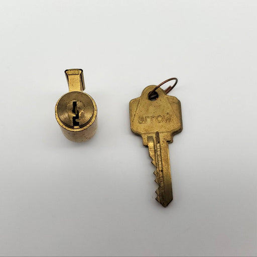 Arrow Lock Cylinder 15C Satin Brass Key in Knob Old Style 5 Pin Keyed Different 1