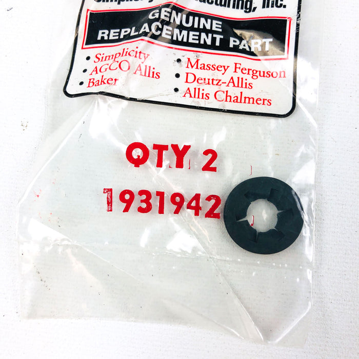 Simplicity 1931942 Nut Push Pal Retainer 3/8 2 Qty OEM NOS Replcd 703986 Sealed 5