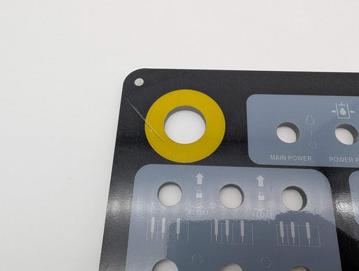 Roadtec 282109-02 Data Plate Left Operators Console for RX300E Cold Planer 2