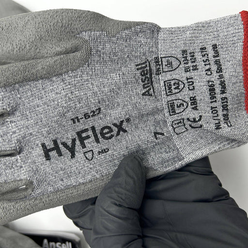 Ansell Hyflex 11627 Cut Resistant Gloves Size 7 Small Abrasion/6 Cut/2 8 Pairs 2