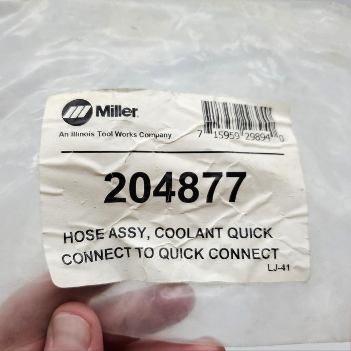 Miller 204877 Hose Assembly Quick Connect to Quick Connect 16-3/4"L No Package 8