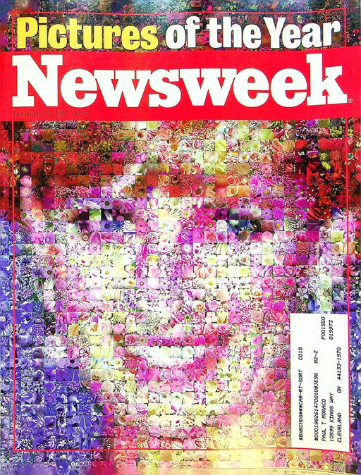 Newsweek Magazine December 22 1997 Princess Diana Photomosaic Complete Picture 1