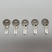 5x Abus 65/30 KB Old Padlock Key Blanks #90230 Nickel Plated Old Profile 3