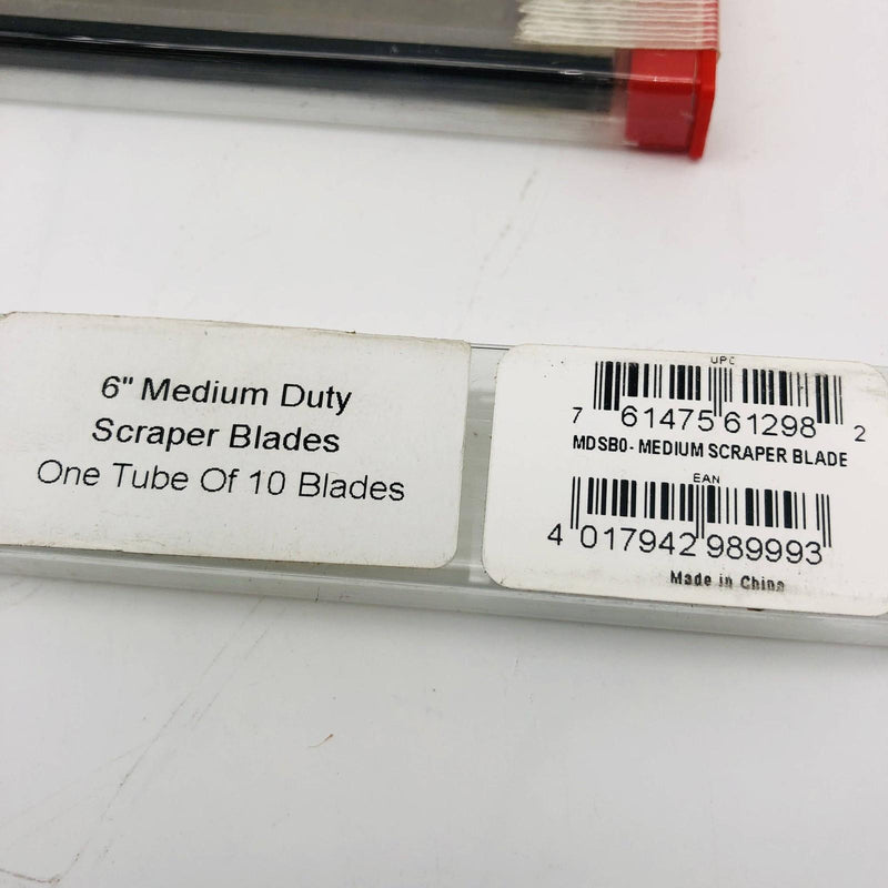 Unger MDSB0 Replacement Blades 6" Double Edged .036in Thick Medium Duty 17pk 2