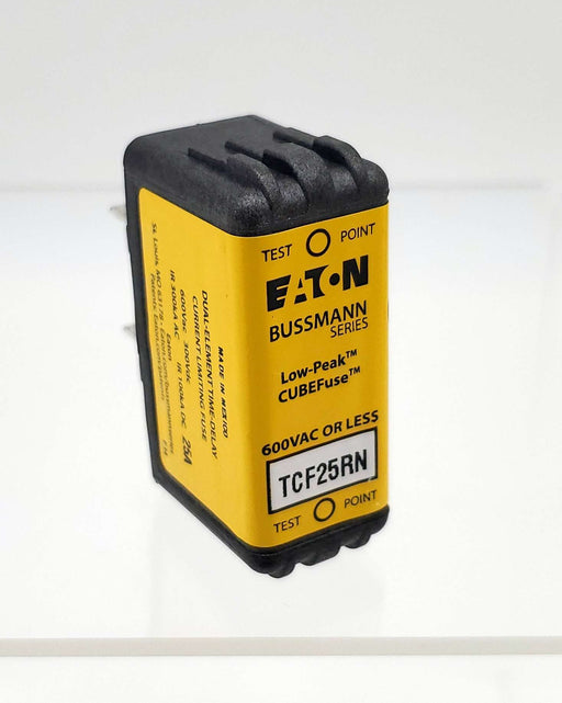 Bussmann TCF25RN CUBEFuse 25A 600V Low-Peak Dual Element Time Delay 1