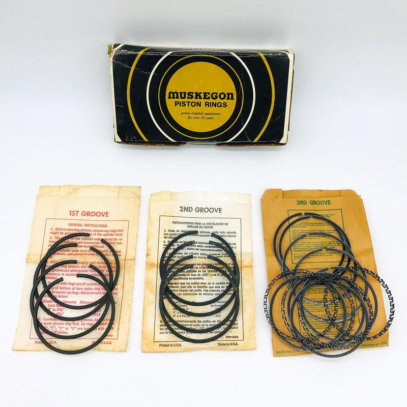 Muskegon BC1602 Piston Rings .020 NOS For Jeep 919194 Open 1