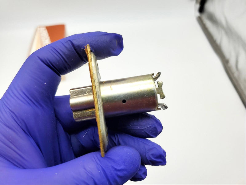 Arrow Door Knob Storeroom Lock Bright Brass 2-3/8" BS SFIC Ready M12TA RH NOS 8