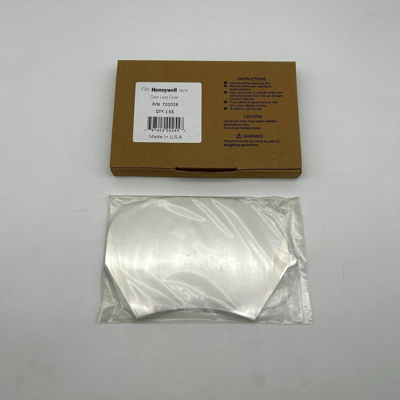 North Honeywell 702028-H5 Lens Cover Clear Opti-Fit Respirator Poly Film 25pk 6