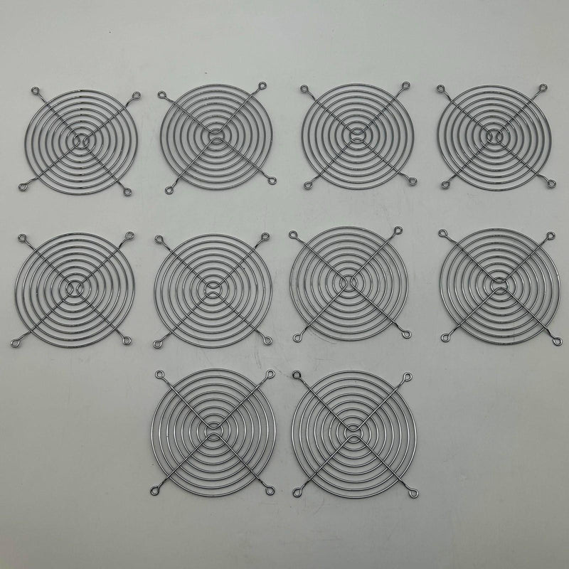 Qualtek Electronics 08170 Fan Guard SAE 1008 4.5 in. Nickel Chrome Series 8 10pk 12